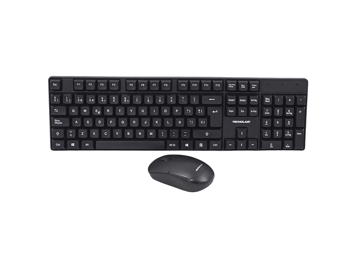 Kit Combo Teclado y Mouse Inalámbrico Tecnolab TL645 1