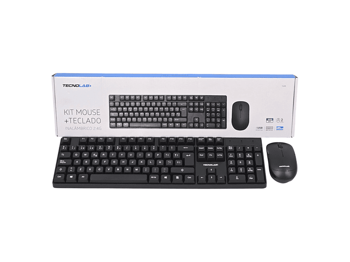 Kit Combo Teclado y Mouse Inalámbrico Tecnolab TL645 8