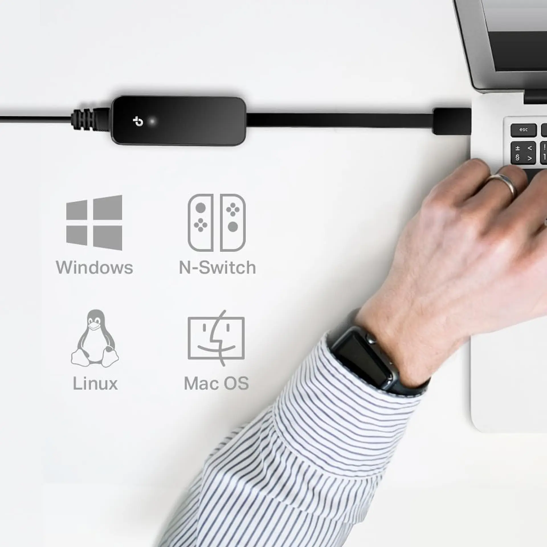 Adaptador de red USB 3.0 a Gigabit Ethernet Tp-Link 6