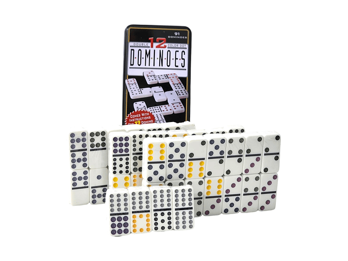 Juego de Domino 91 Pz Doble 12 Profesional para 12 Jugadores 3