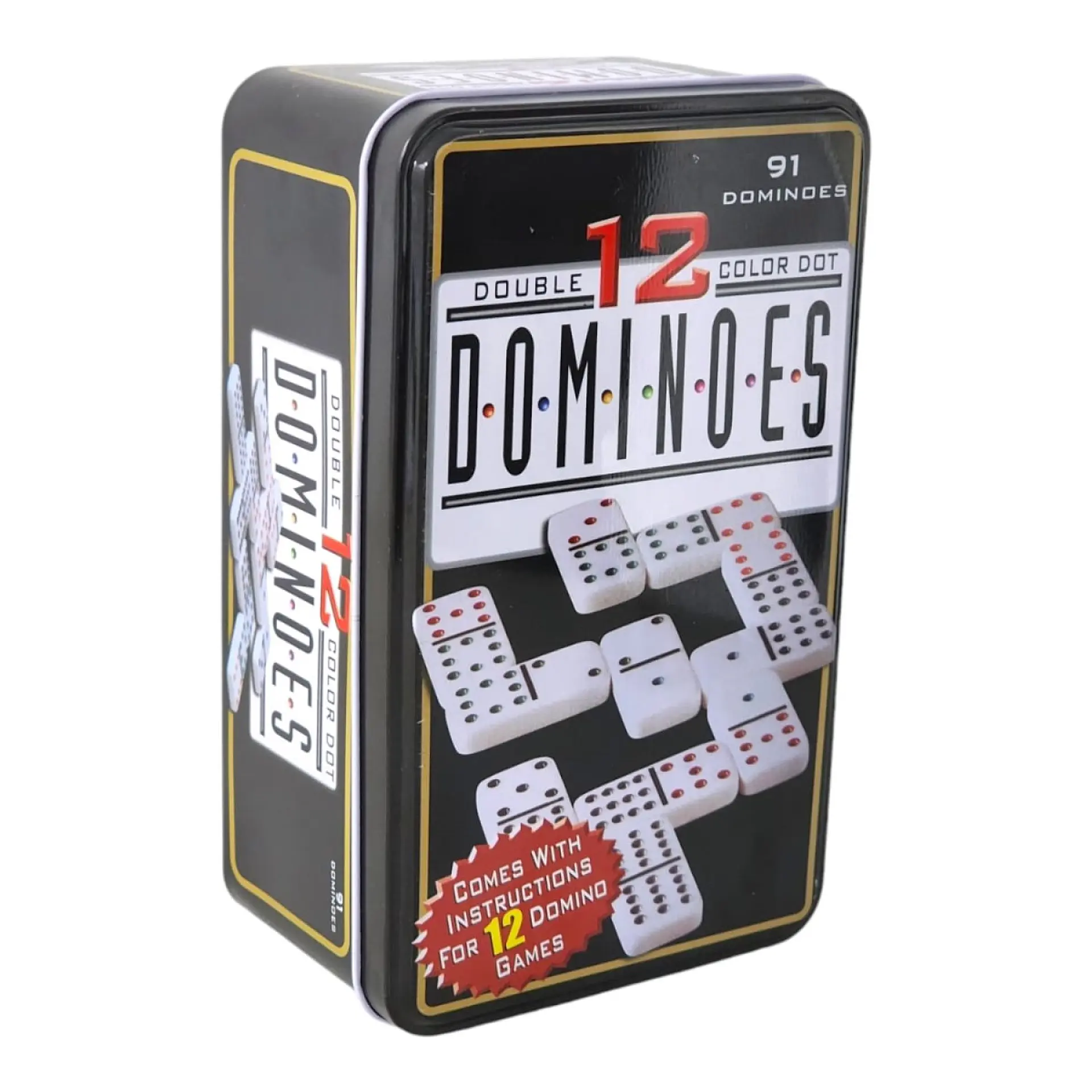 Juego de Domino 91 Pz Doble 12 Profesional para 12 Jugadores 5
