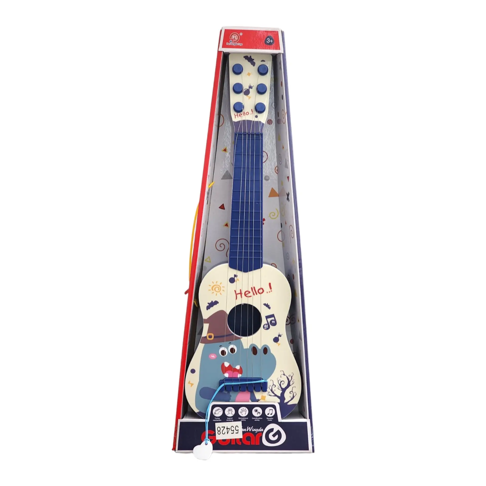 Guitarra Juguete Infantil Diseños Animalitos 55428 4