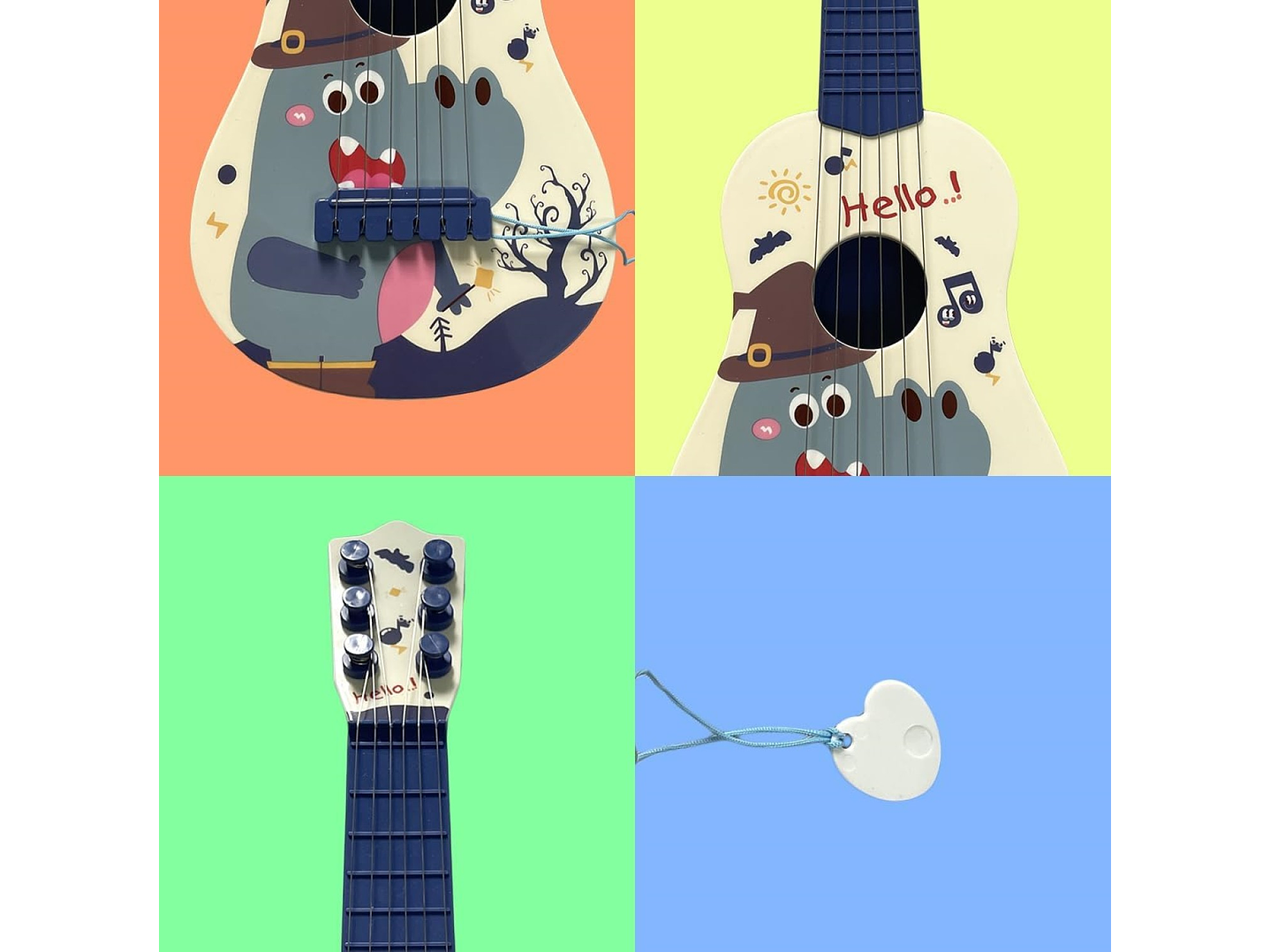 Guitarra Juguete Infantil Diseños Animalitos 55428 5