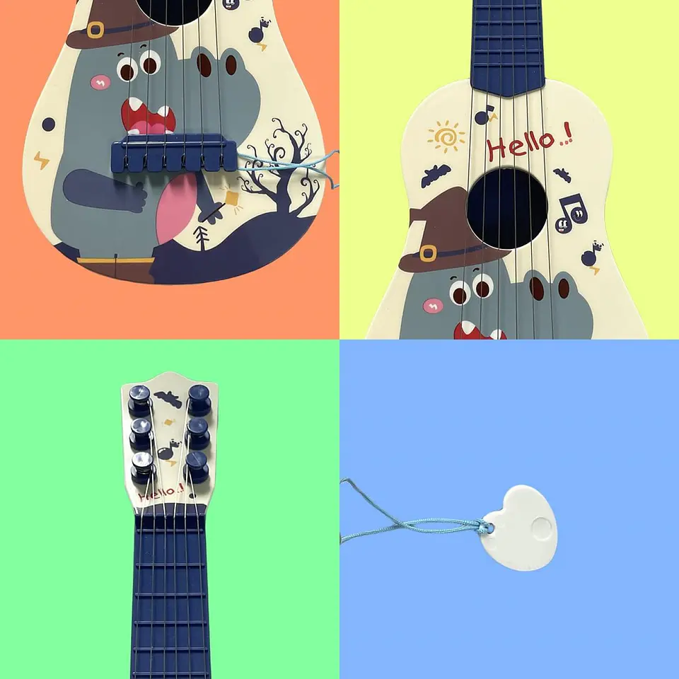 Guitarra Juguete Infantil Diseños Animalitos 55428 5