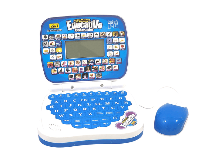 Mini Laptop Educativa Interactiva Esp / Inglés Niños 55359 1