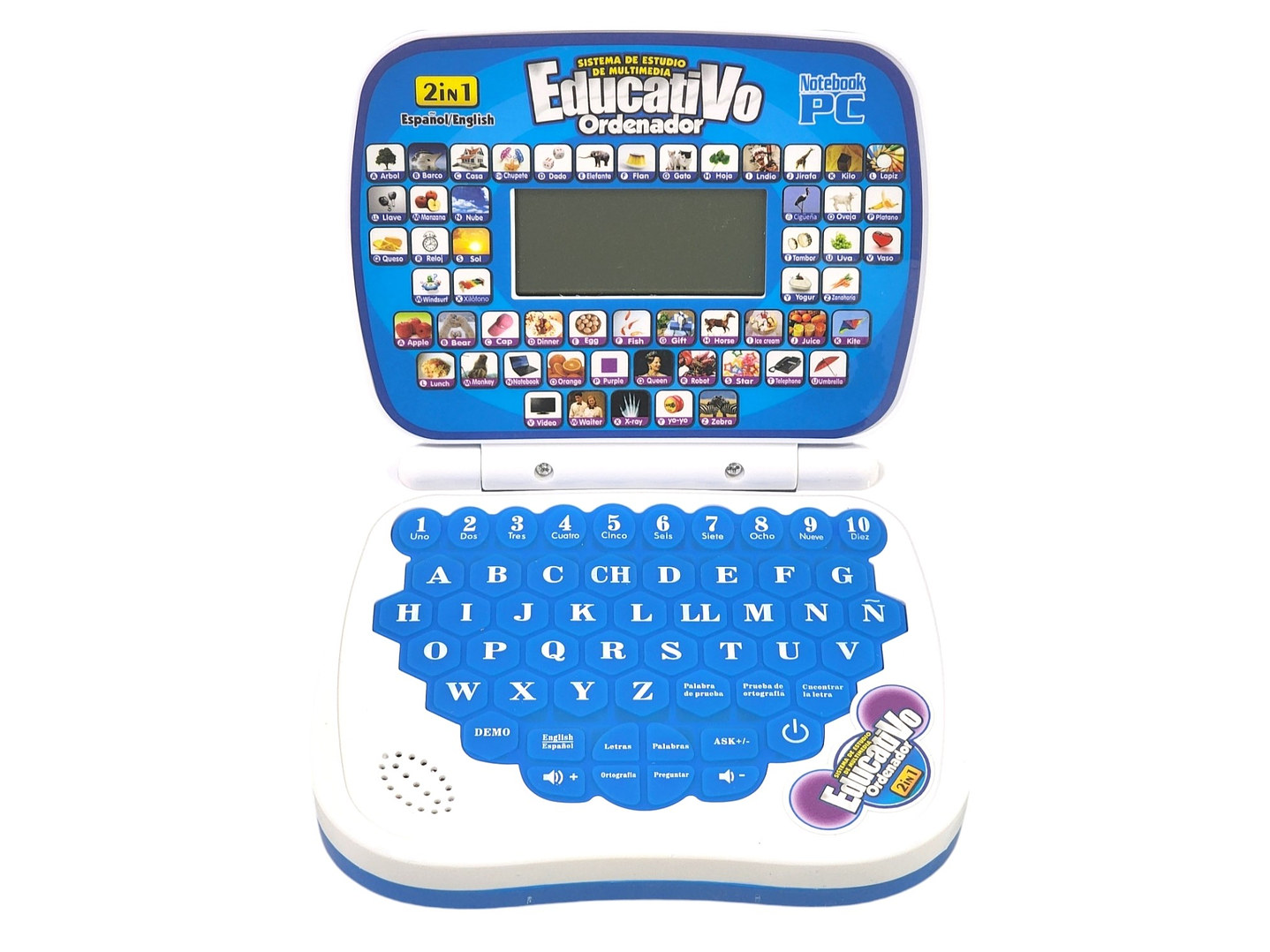 Mini Laptop Educativa Interactiva Esp / Inglés Niños 55359 2