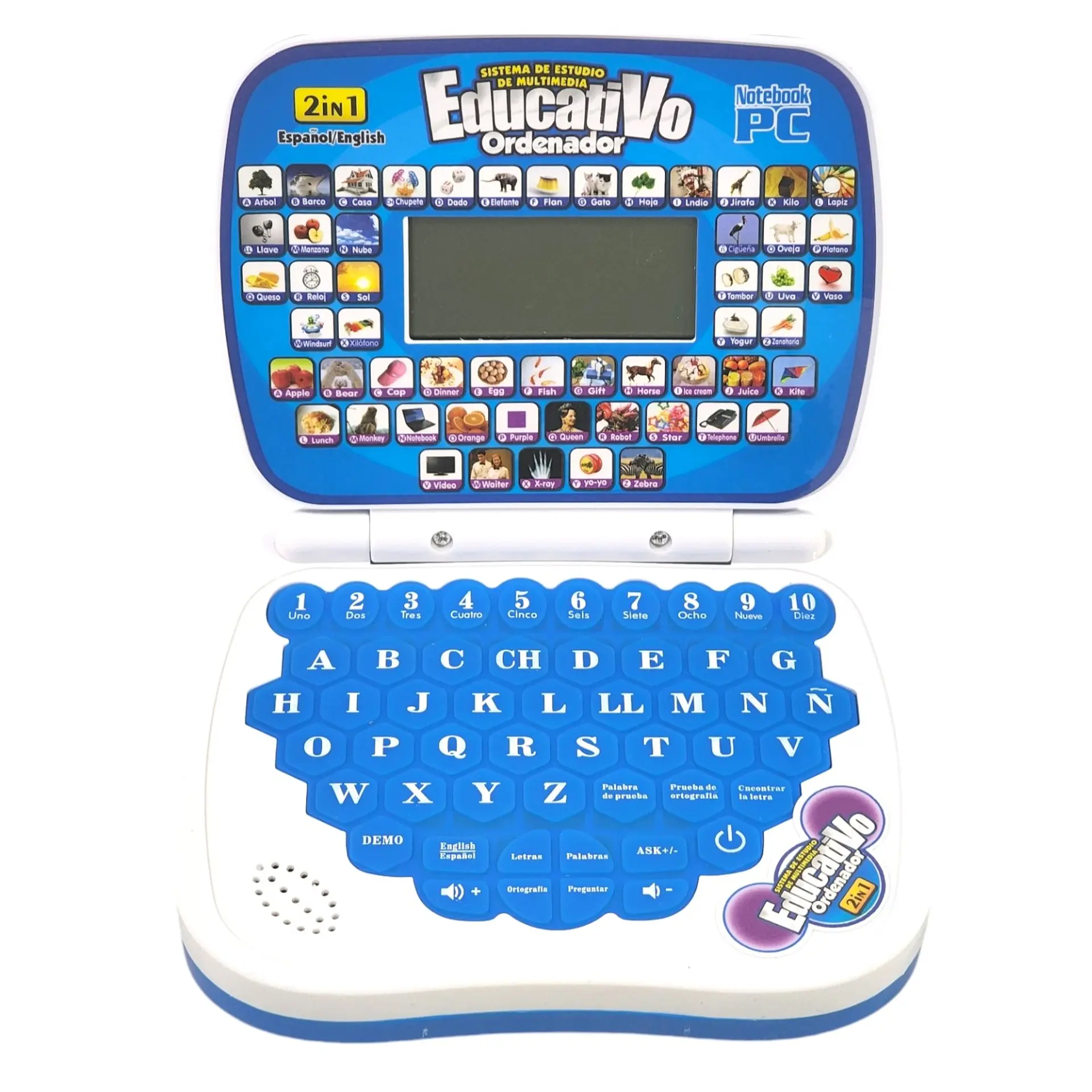 Mini Laptop Educativa Interactiva Esp / Inglés Niños 55359 2