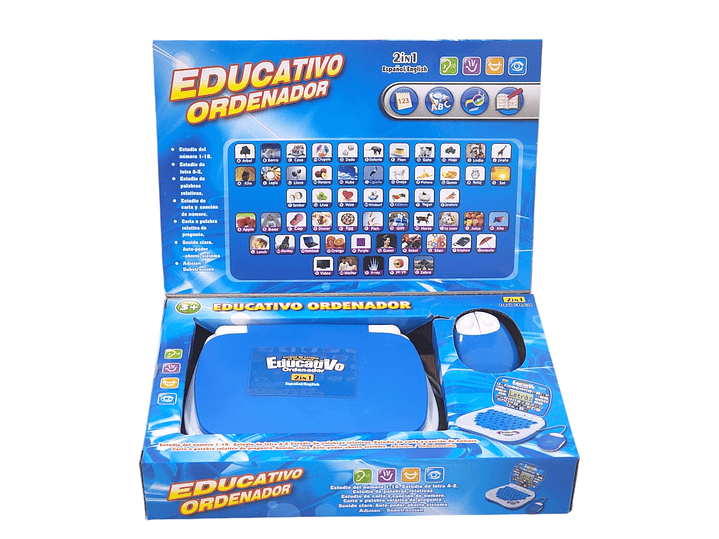 Mini Laptop Educativa Interactiva Esp / Inglés Niños 55359 5