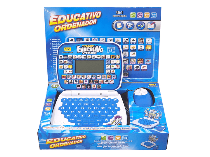 Mini Laptop Educativa Interactiva Esp / Inglés Niños 55359 6