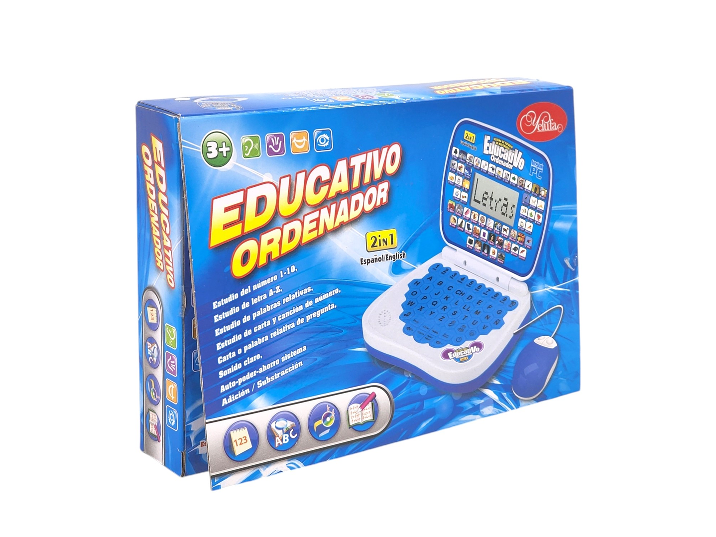Mini Laptop Educativa Interactiva Esp / Inglés Niños 55359 7