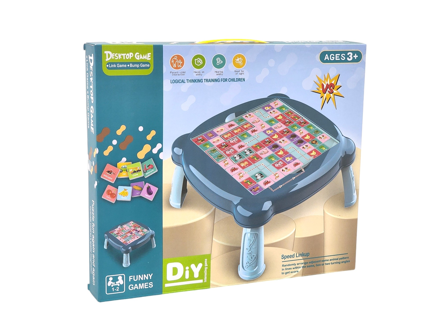 Mesa de Juego con Rompecabezas de Animales para Niños 55212 7