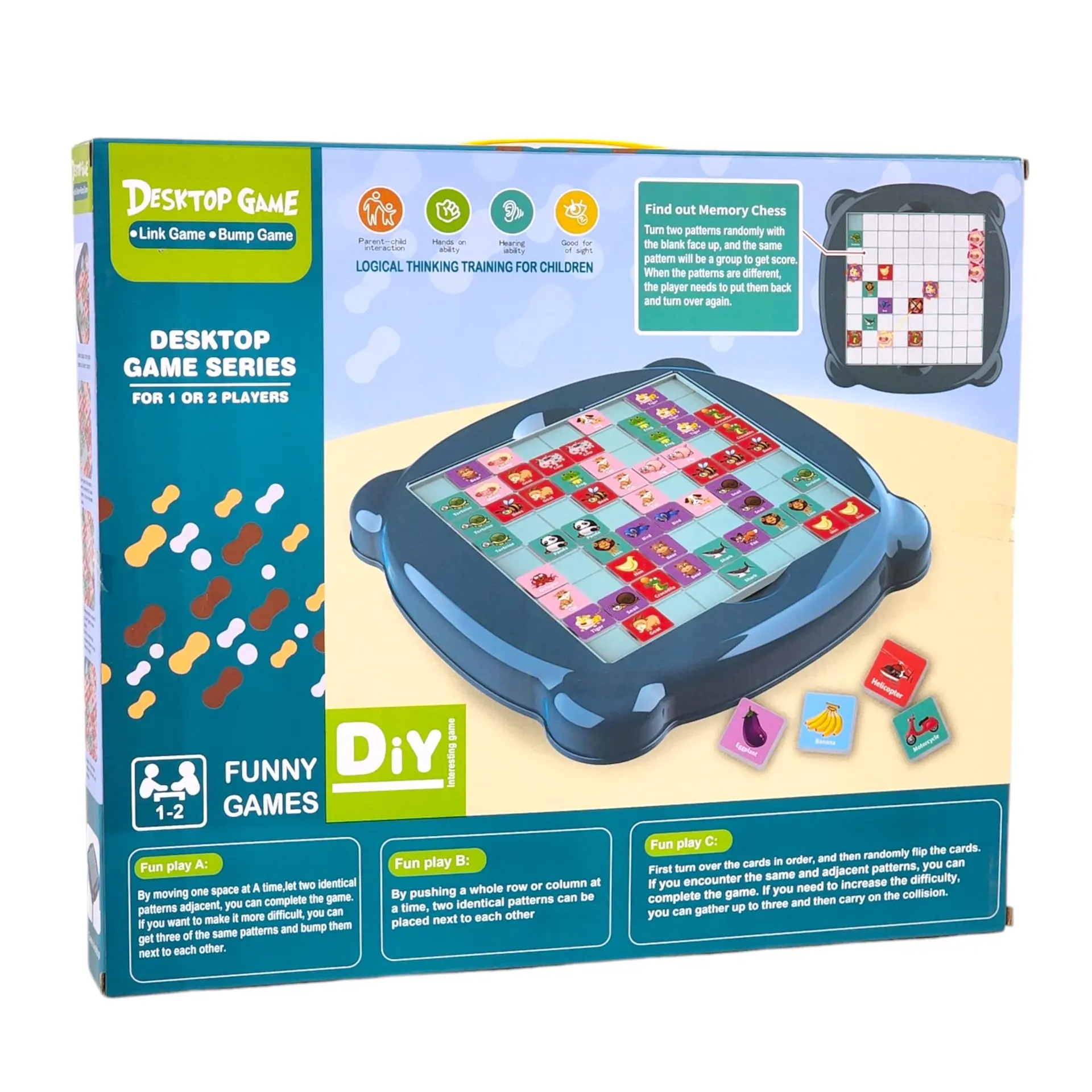 Mesa de Juego con Rompecabezas de Animales para Niños 55212 8