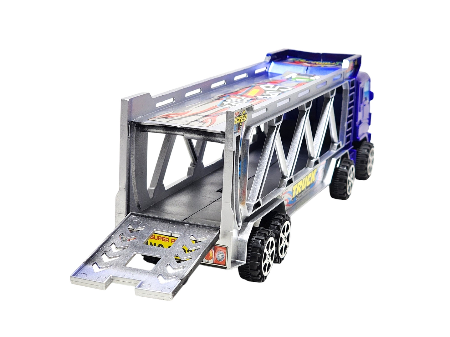 Camión Tráiler Transportador con Animales Juguetes 55173a 4