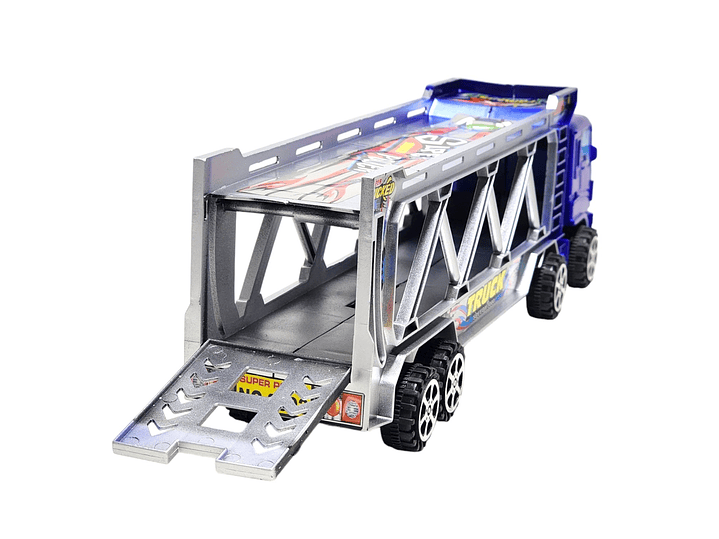 Camión Tráiler Transportador con Animales Juguetes 55173a 4