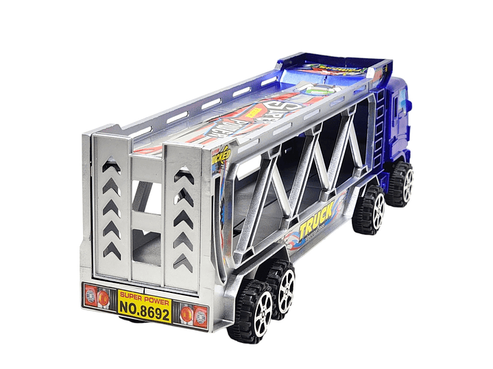 Camión Tráiler Transportador con Animales Juguetes 55173a 5