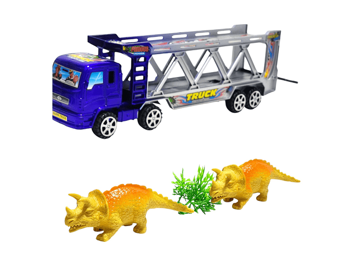 Camión Tráiler Transportador con Animales Juguetes 55173a 6