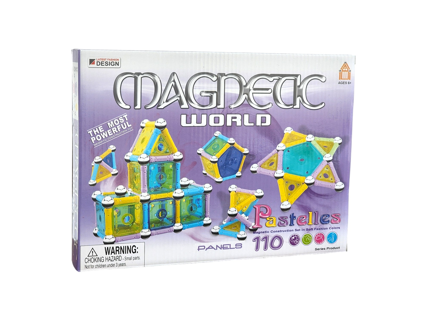 Juguete Didáctico de Construcción con imanes 110Pz 51007 1