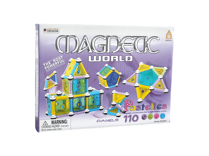 Juguete Didáctico de Construcción con imanes 110Pz 51007 1