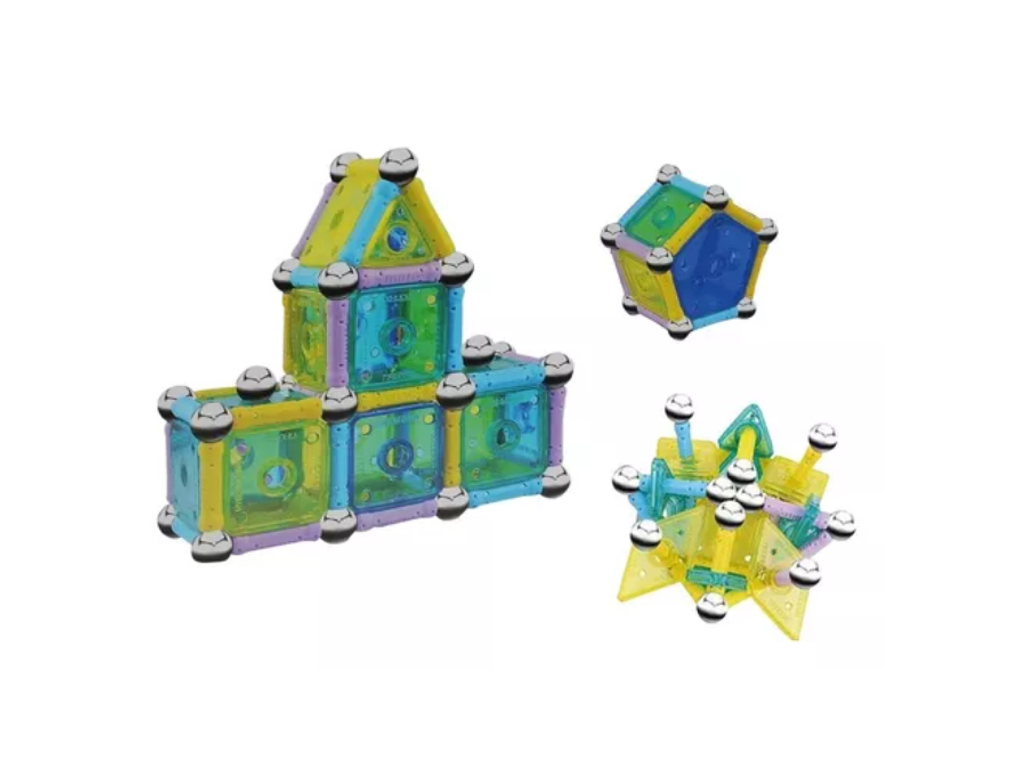 Juguete Didáctico de Construcción con imanes 110Pz 51007 3