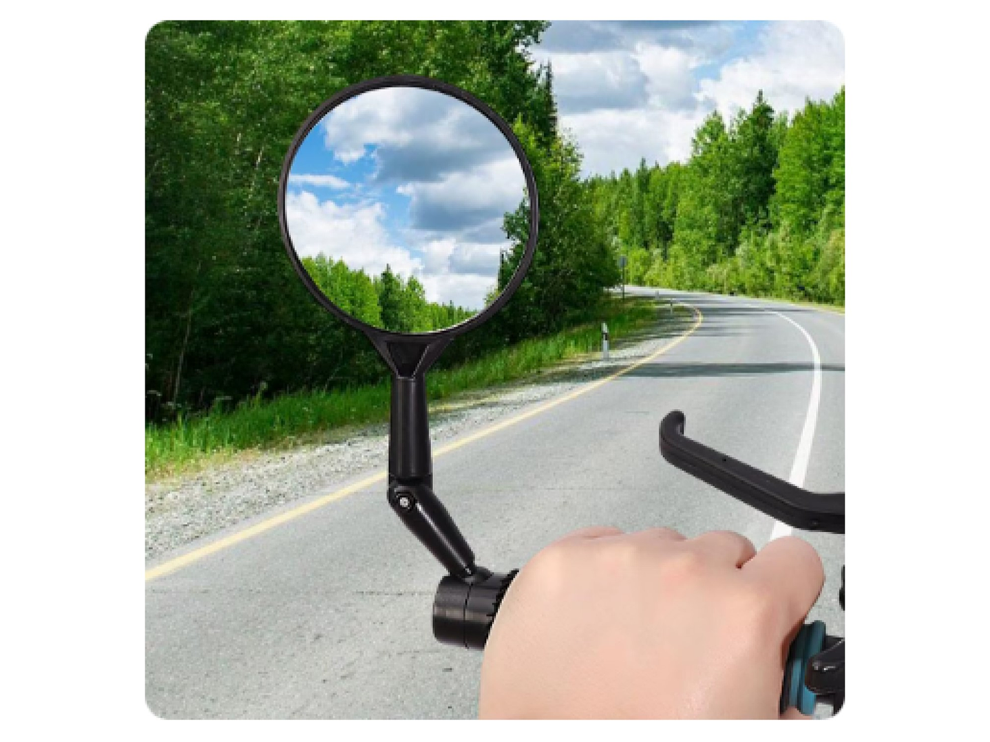 Espejo Retrovisor Redondo para Moto / Bicicleta 18293 6