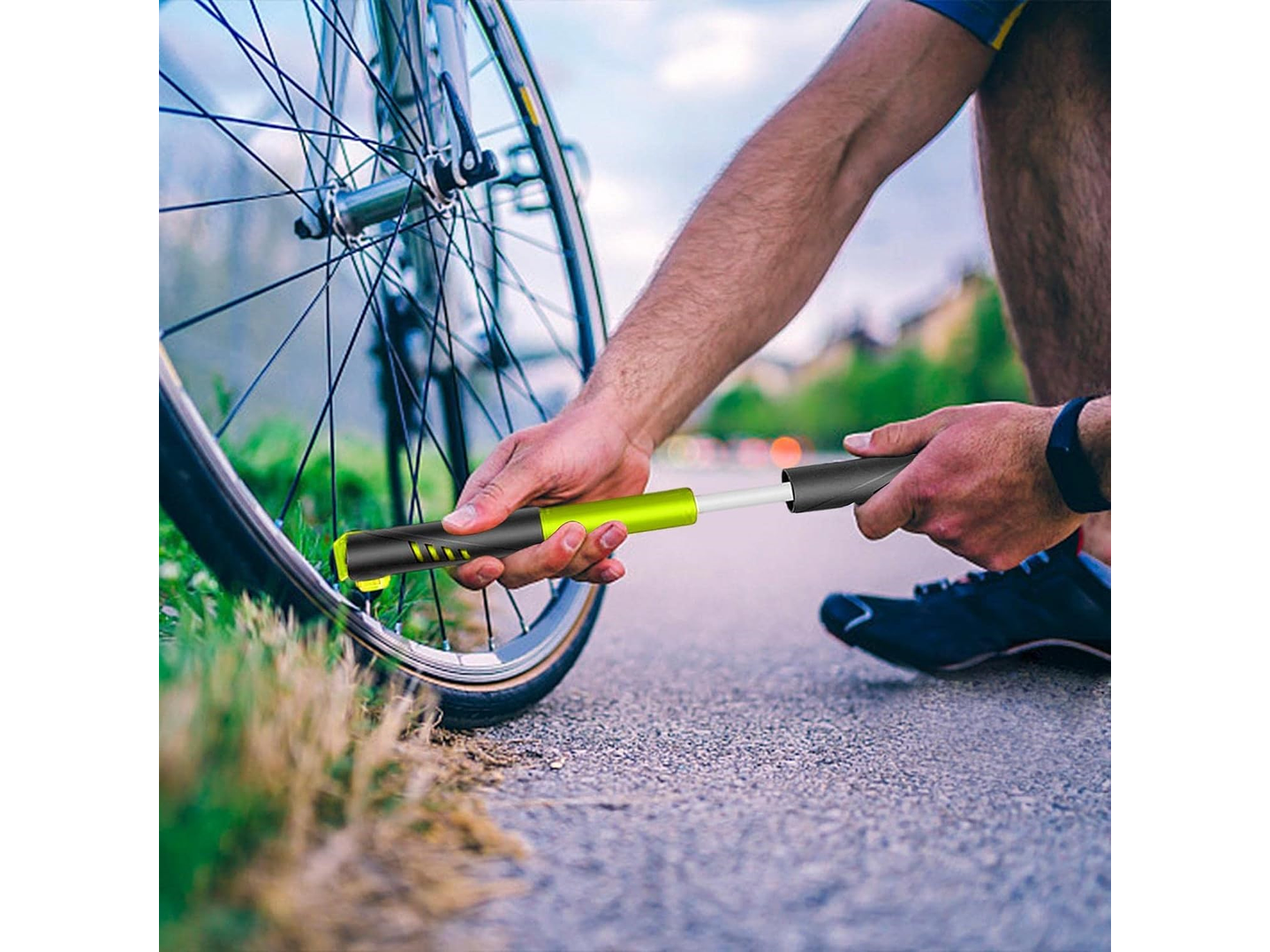 Mini Bombín Inflador Portátil Para Bicicletas 18097 3