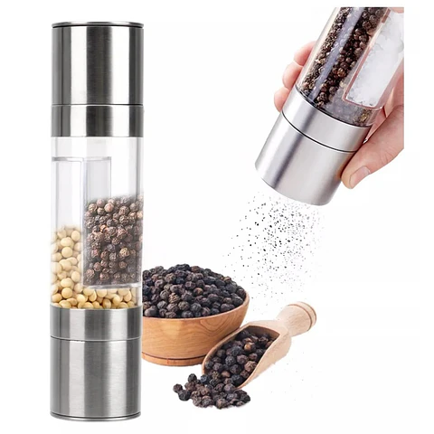 Molinillo Molino 2 en 1 Pimienta Sal Acero 14195