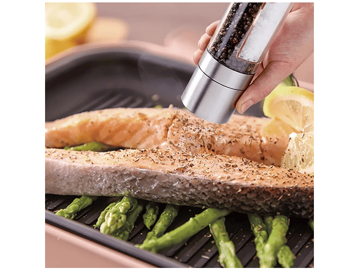 Molinillo Molino 2 en 1 Pimienta Sal Acero 14195 4