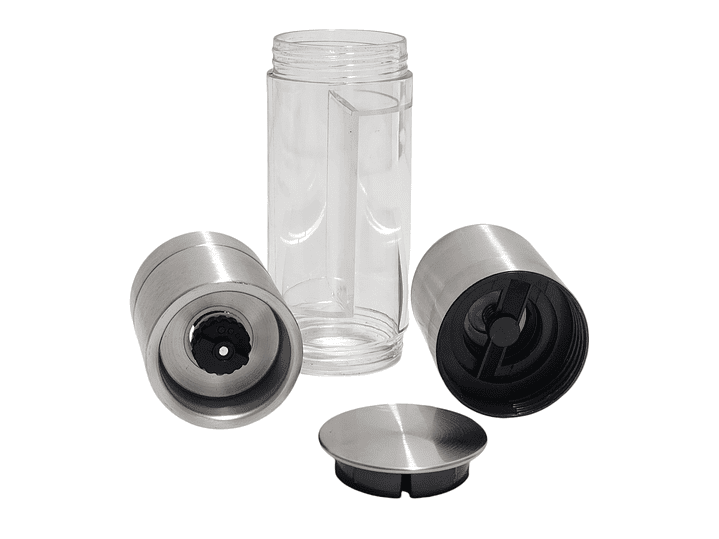 Molinillo Molino 2 en 1 Pimienta Sal Acero 14195 7