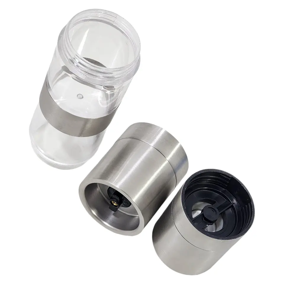 Molinillo Molino 2 en 1 Pimienta Sal Acero 14194 6