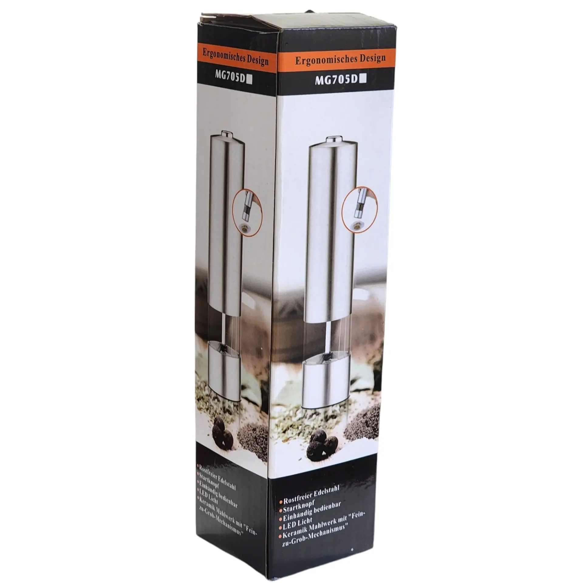 Molinillo Molino Eléctrico Pimienta Sal Luz Led 14190 10