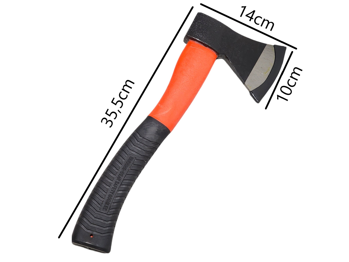 Hacha de Mano 35,5cm Mango Engomado 13082 5