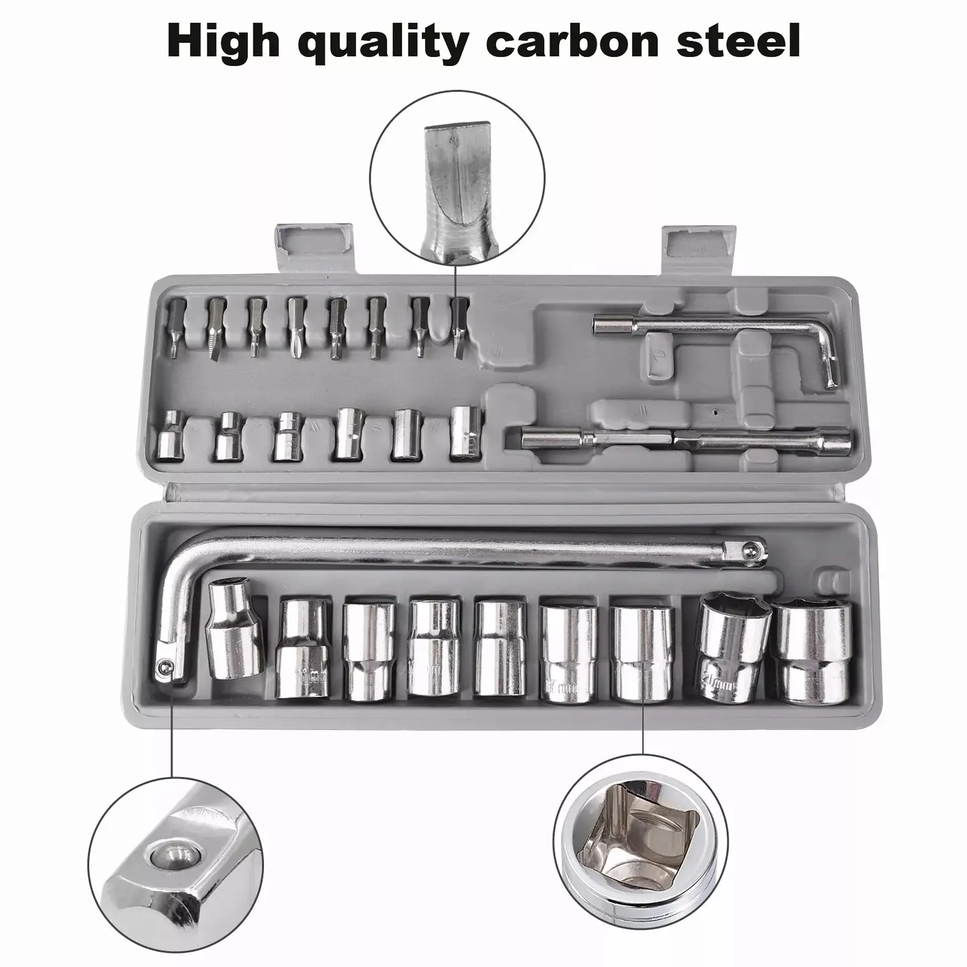 Juego Caja Dados 27 pcs Hexagonales Métricos 2