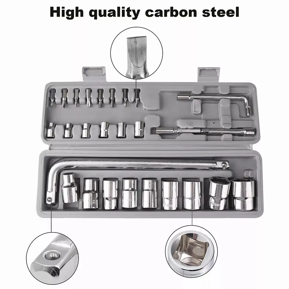 Juego Caja Dados 27 pcs Hexagonales Métricos 2