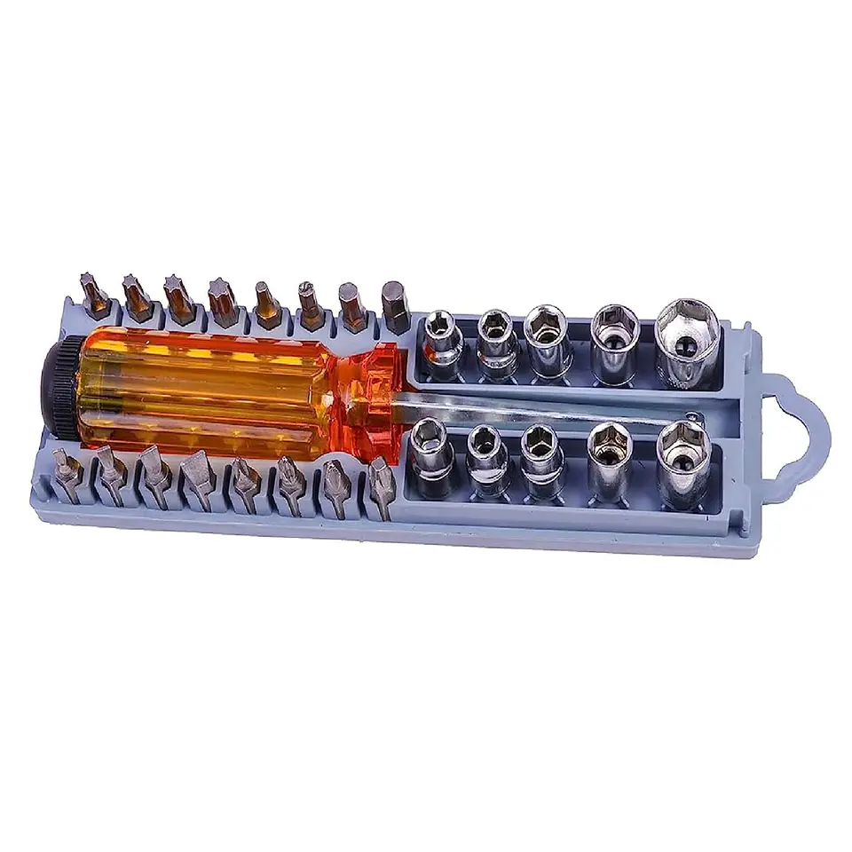 Set Destornillador y Dados 28 pcs en 1 CQ-220 1