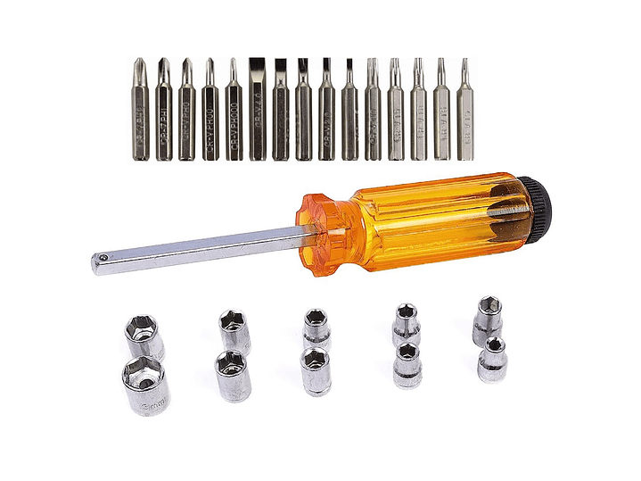 Set Destornillador y Dados 28 pcs en 1 CQ-220 3