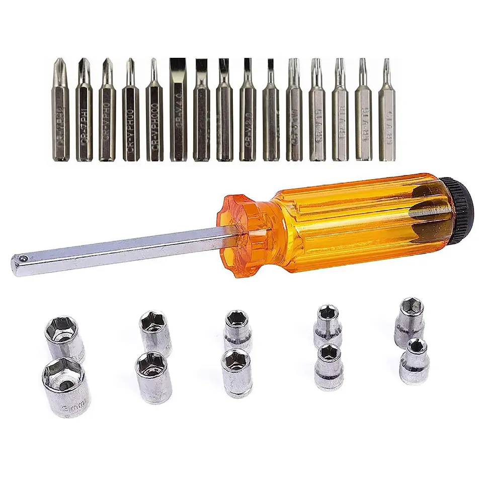 Set Destornillador y Dados 28 pcs en 1 CQ-220 3