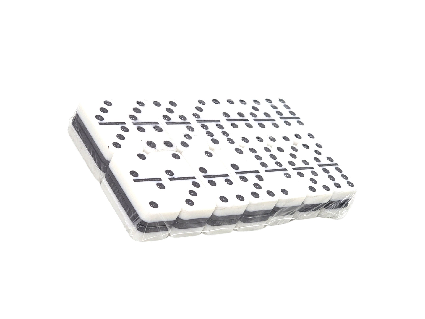 Juego de Dominó 28 Pz Blanco Negro 12002 7