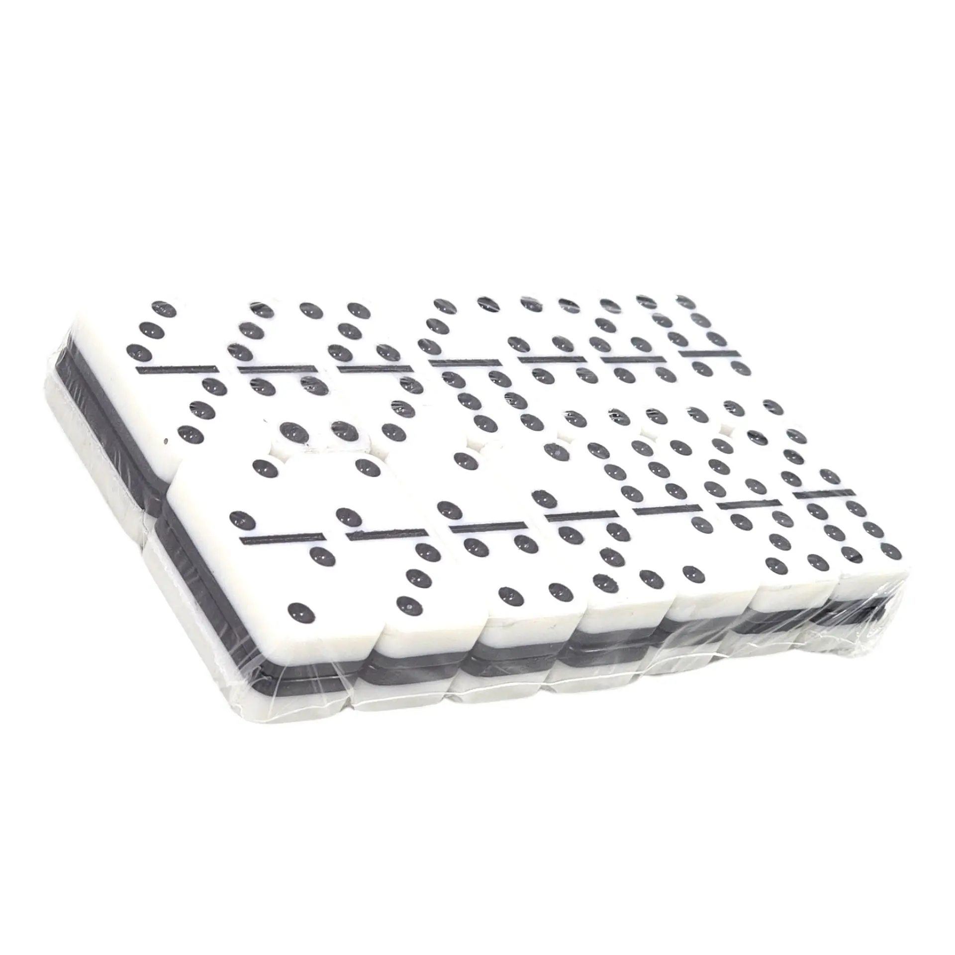 Juego de Dominó 28 Pz Blanco Negro 12002 7
