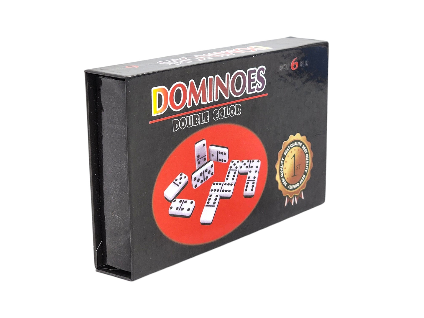 Juego de Dominó 28 Pz Blanco Negro 12002 8