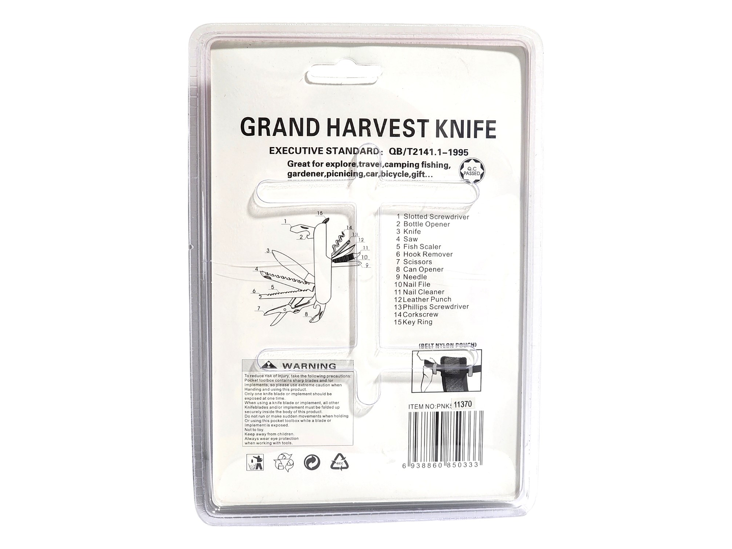 Navaja Multiuso Grand Harvest 15 Funciones 11370 4