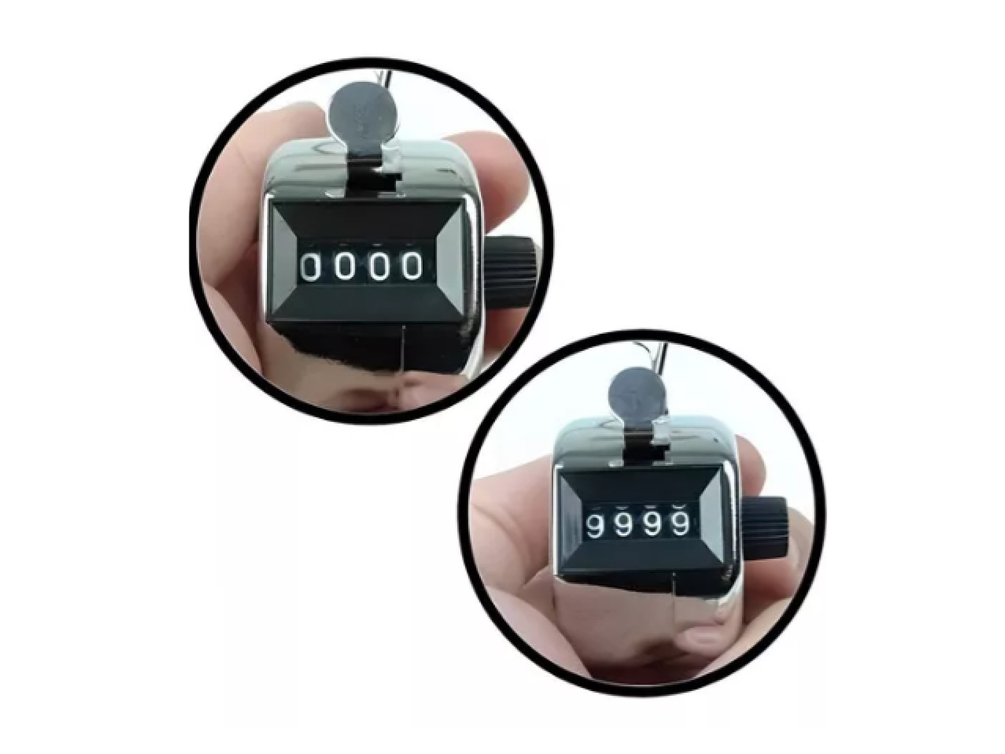 Contador Mecánico manual de Clicker Metal 23041 6