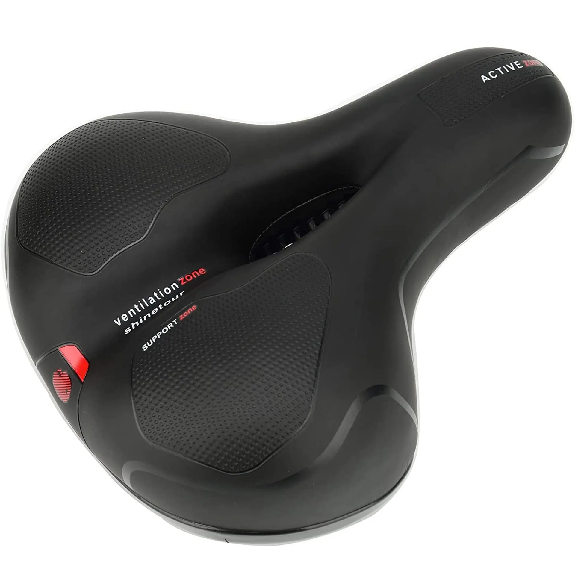 Sillín Silla Asiento Bicicleta Cómodo Prostático Reflectivo 2