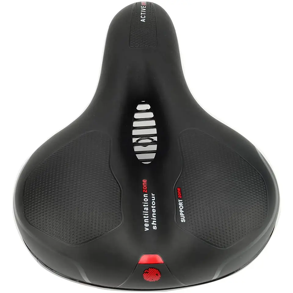Sillín Silla Asiento Bicicleta Cómodo Prostático Reflectivo 5
