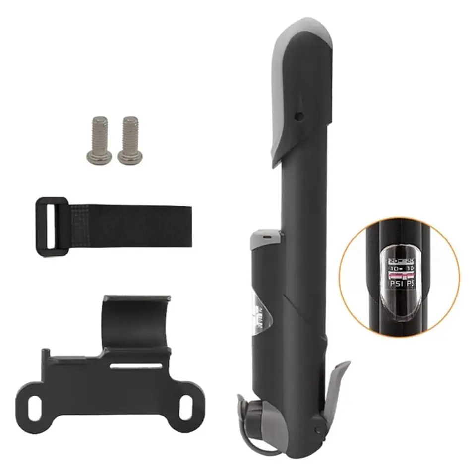 Bombín bicicleta portátil Mini medidor presión de aire 18278 2