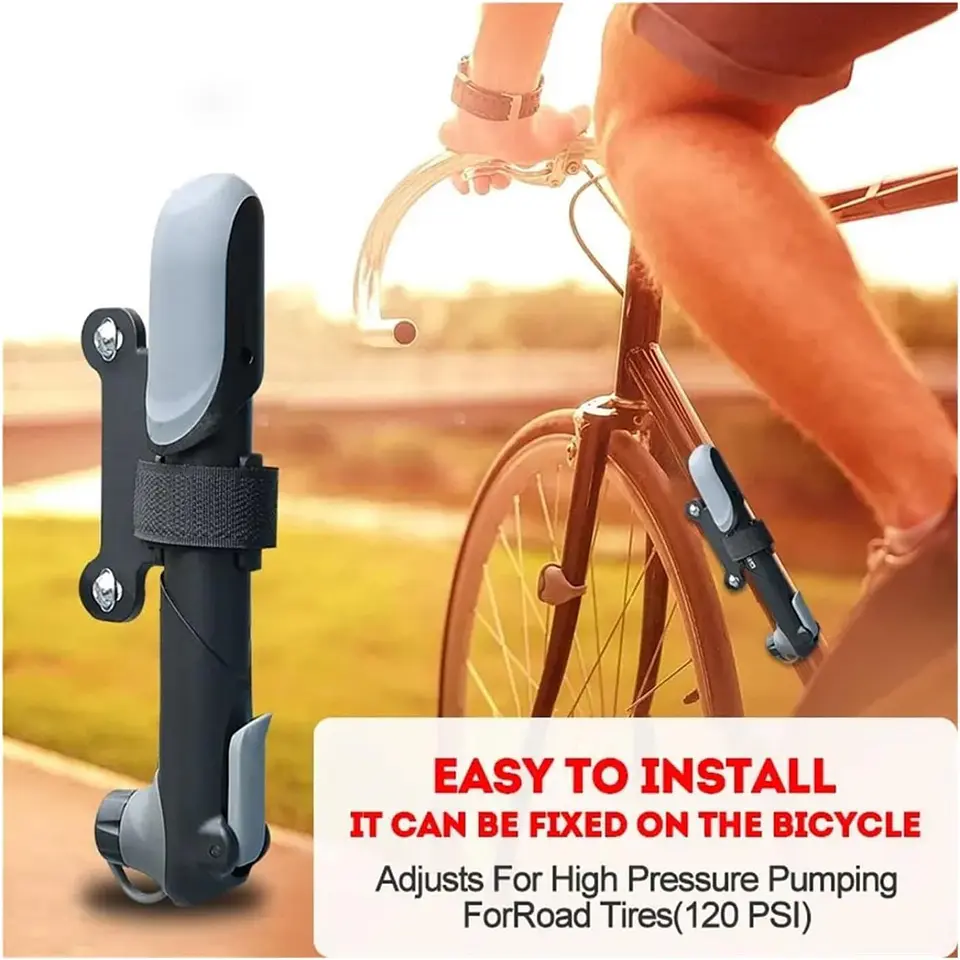 Bombín bicicleta portátil Mini medidor presión de aire 18278 6