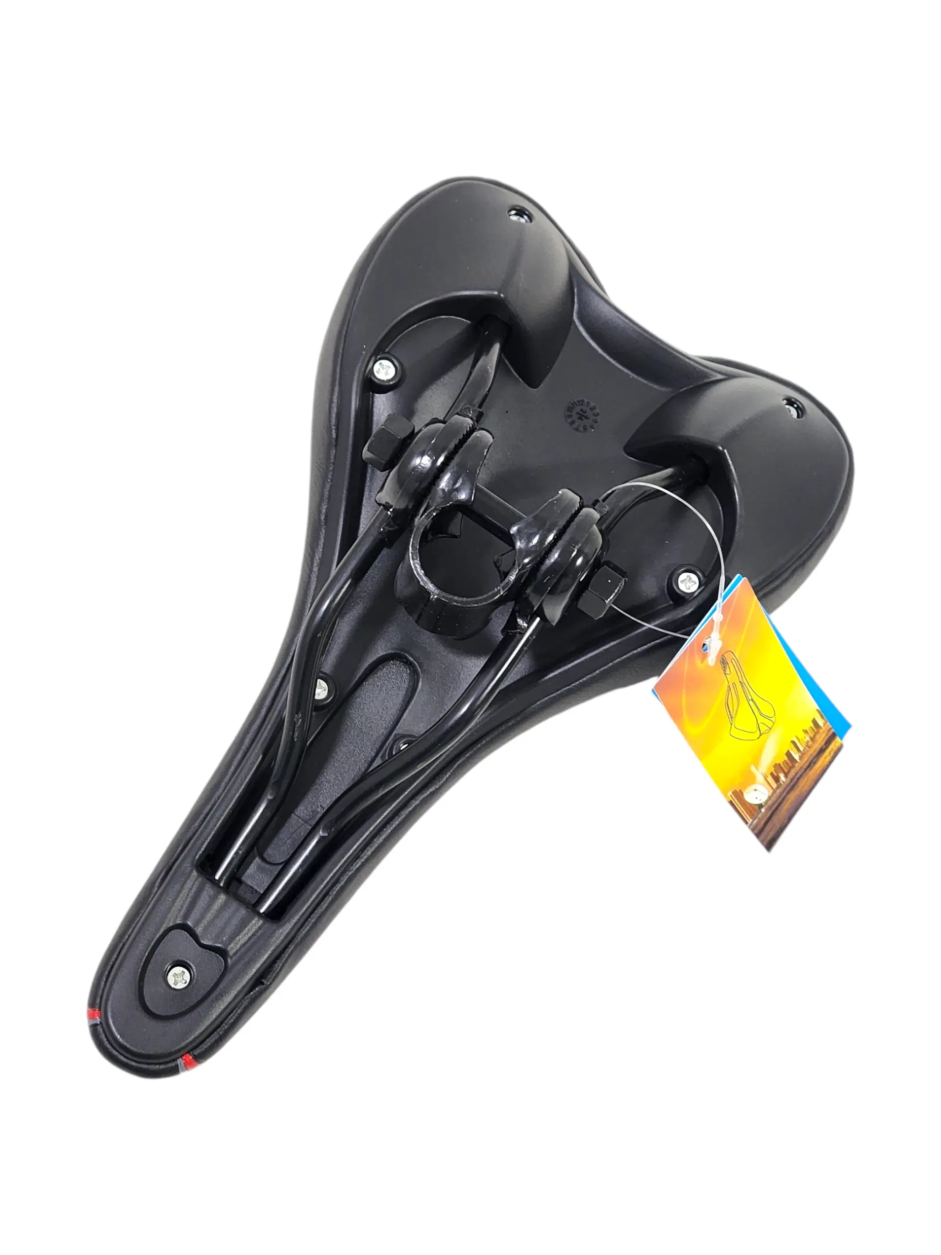Sillín Silla Asiento Cómodo para Bicicleta Rojo 18231 3