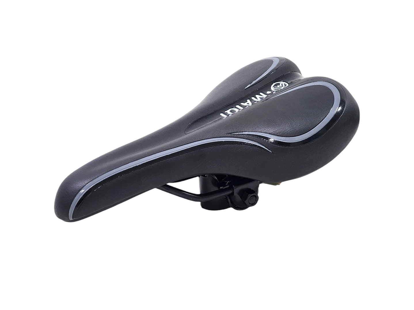 Sillín Silla Asiento Cómodo para Bicicleta Gris 18231 2