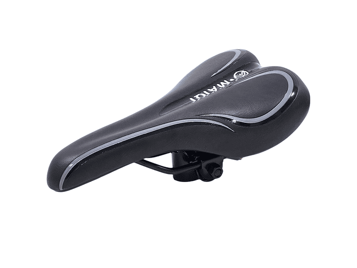 Sillín Silla Asiento Cómodo para Bicicleta Gris 18231 2