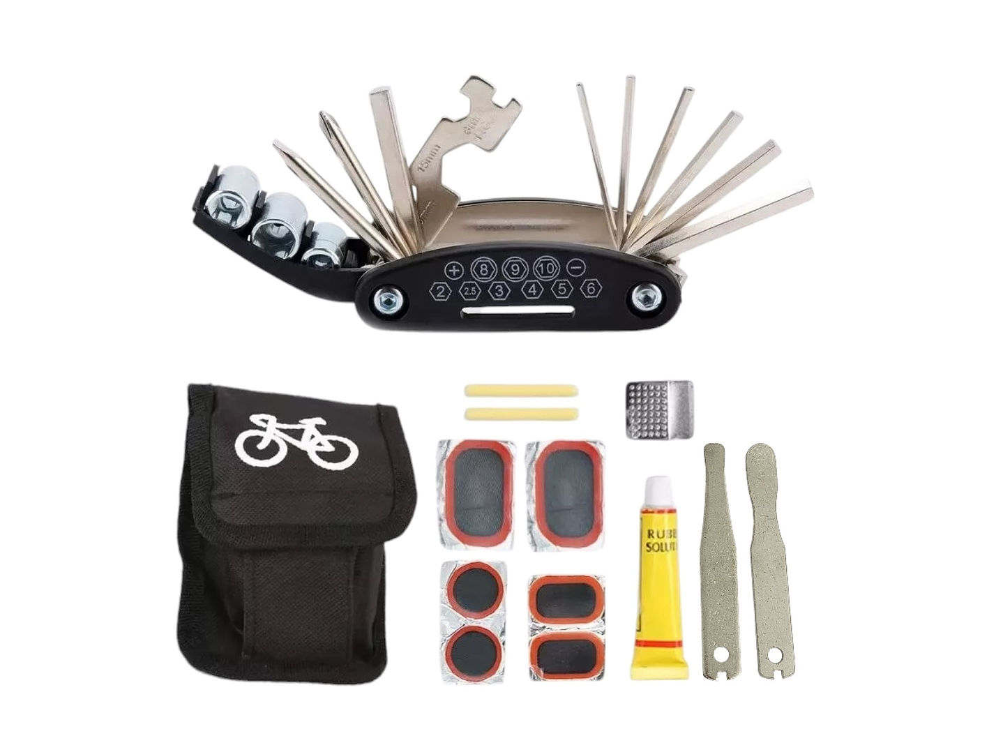 Kit Herramientas Bicicleta Allen Parche Reparación 18181 1