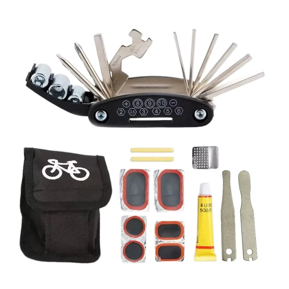 Kit Herramientas Bicicleta Allen Parche Reparación 18181 1